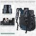 YOLIBON Fishing Tackle Backpack With Rod Holders, 45L Large Tackle Bag & Fishing Tackle Backpack for Fishing, Camping, Hiking,Camouflage