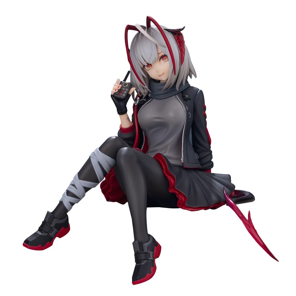 Zhongkaihua Game Character Texas Anime Figure Red Dress Edition Squatting Statue 16cm Action Figure PVC Model Desktop Ornament Gifts — image 1