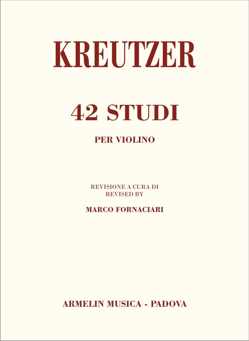 42 Studi per Violino. Revisione e diteggiatura di Marco Fornaciari