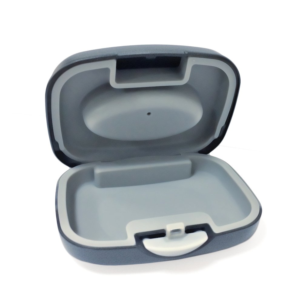 Hard Hearing Aid Storage Case Water Resistant for BTE, IEC, CIC Hearing