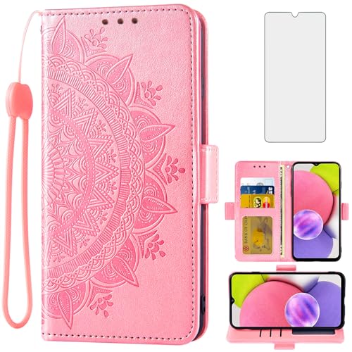 Coque Samsung Galaxy A03s 5G Protège Écran Intégral Étui Portefeuille Anti-Rayures Ao3s