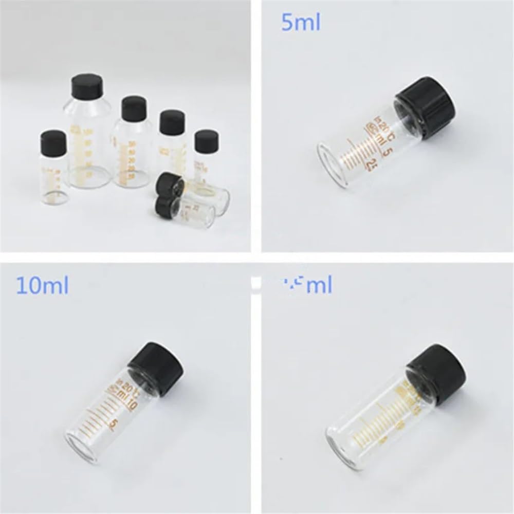 Laborgeräte und -ausrüstung 5 ml bis 1000 ml Labor graduierte runde Reagenzflasche aus Glas Serum-Graduierungsprobenfläschchen(1000ml 1pcs)