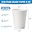 RACETOP 8 oz 100 Pack Disposable Paper Coffee Cups, Disposable Paper Cups, Hot Coffee Cups for Office, Party, Home