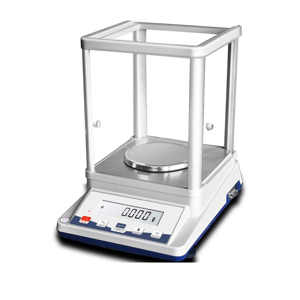 Toplionace 100g/1mg Balanza Analítica de Precisión Balanza Electrónica Balanza de Laboratorio Con Función de Salida RS232 220V 50Hz