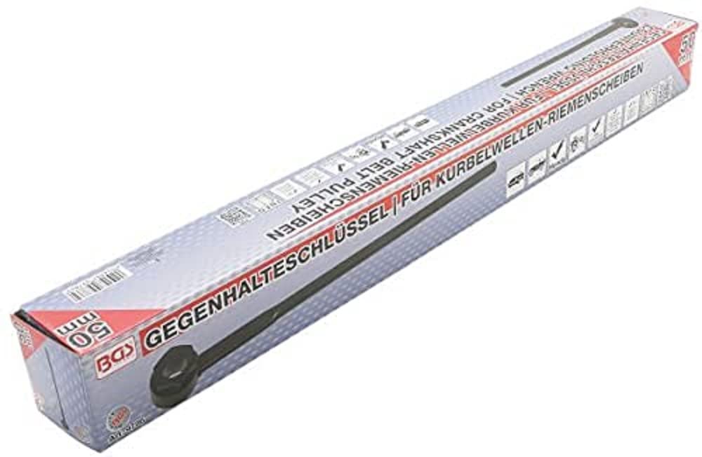 BGS 9786 | Clé de retenue | pour poulies de vilebrequin | pour Honda | 500 mm | Compatible avec: HONDA ACCORD VI, ACCORD VI Coupe, ACCORD VI Hatchback, ACCORD VII, ACCORD VII Tourer, CIVIC VI Aerodeck