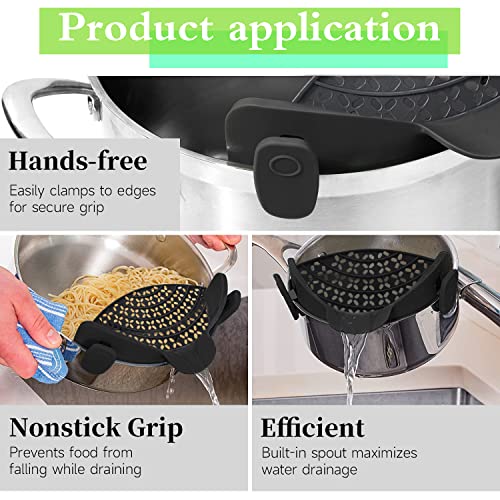 Colino a Scatto in Silicone Scolapasta da Cucina