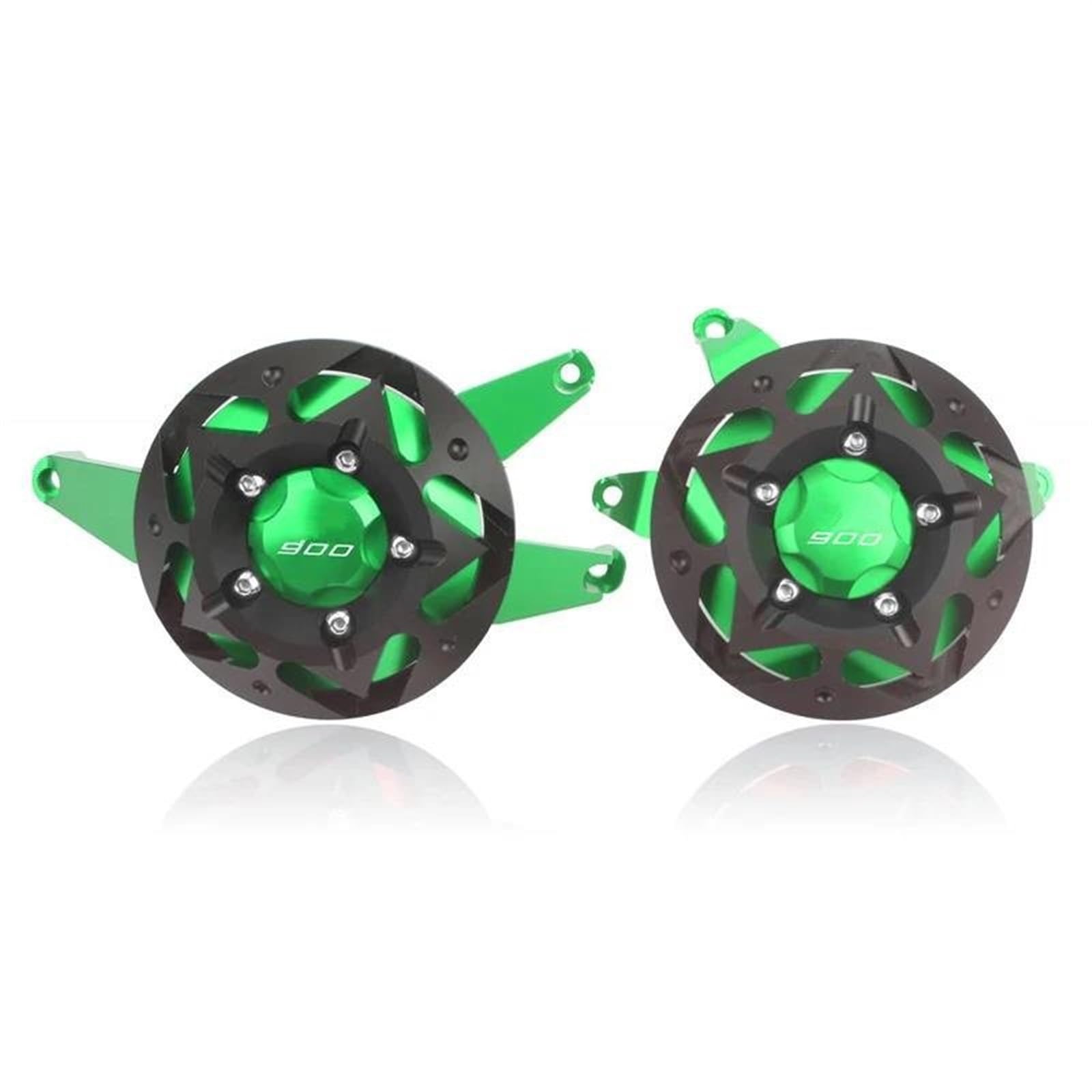 Copertura Laterale Carter Moto Motore del Motociclo Statore Copertura Laterale per Kawasaki Z900 Z900 2017 2018 2019 2020 2021 2022 Motore Slider Caso Crash Protettore(Verde)
