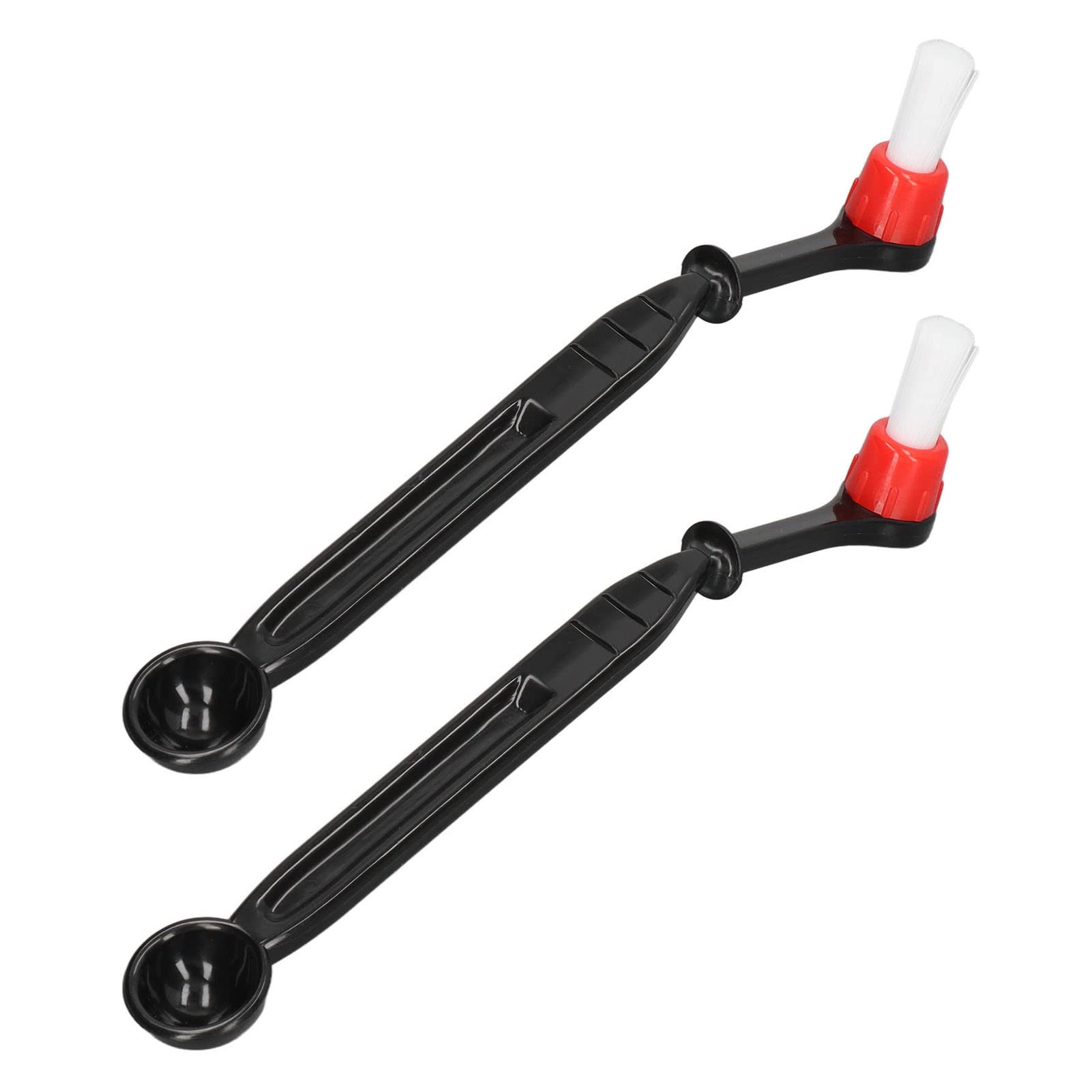 DriKou Coffee Machine Cleaning Brush Set, 2Pcs Coffee Machine Cleaning Brush Hard Nylon Coffee Brush Cleaning Tools Group Head Brush, for Grinders Home Kitchen Accessories