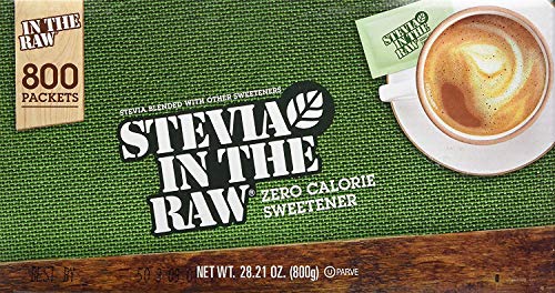 Stevia in the Raw Zero Calorie Sweetener Portion Packets, 800-count - PACK OF 4