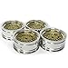 WONFAST 4PCS 52mm Diameter Plastic Plating Wheel Rims Hex 12mm for 1:10 RC On-Road Run-flating Drift Touring Racing Car 1.9inch Tires for HSP HPI TT01 TT02 Parts (Gold Silver, Offset:3mm)