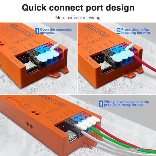 Controlador de iluminación dinámica WLED con control por app y alta potencia de 15A 8