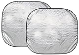 Custom Accessories 17952 31 1/2-Inch x 38-Inch Nylon Loop Solar Shield Sunshade, 2 Piece