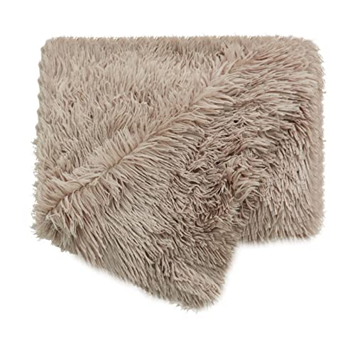 Couverture pour chien chat évite poils sur canapé marron 54x78cm