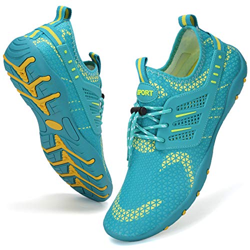 Image of WateLves Water Shoes Mens Womens Beach Swim Shoes Quick-Dry Aqua Socks Pool Shoes for Surf Yoga Water Aerobics