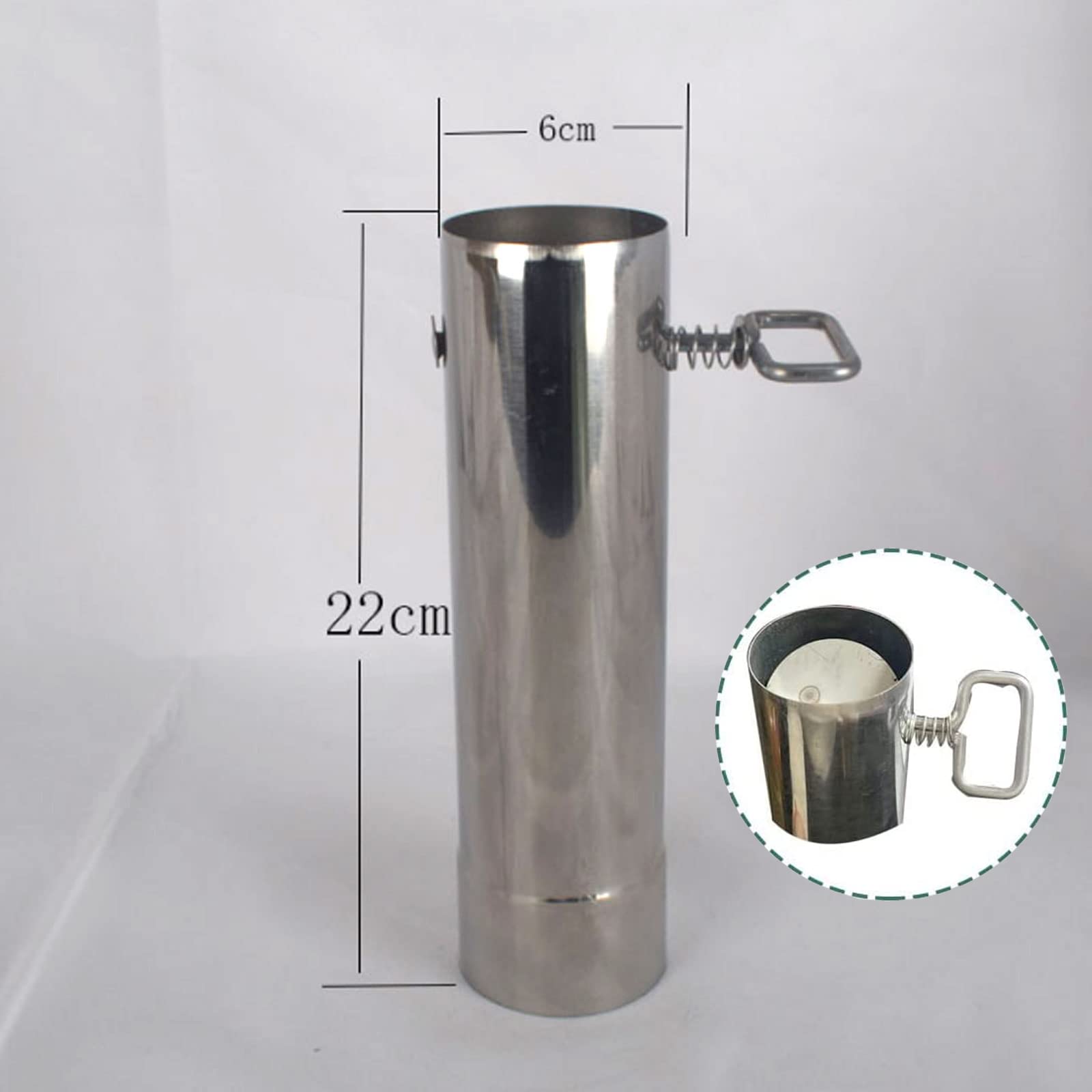 Tubo della Canna Fumaria, Tubo in Acciaio Inox Coibentato Resistenza Fino a 500°C in Acciaio Inox Stufa Tubo Camino Fumaria Fodera Rigida Multi Combustibile, Canna Fumaria Regolabile
