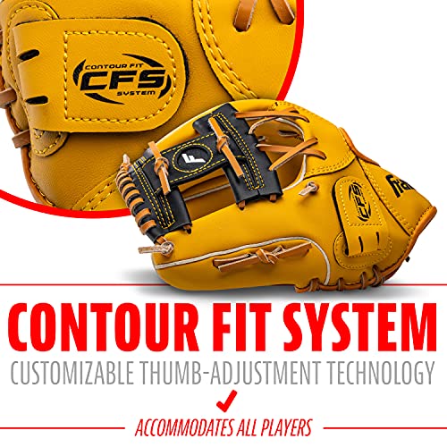 image for Franklin Sports Baseball and Softball Glove - Field Master - Baseball 