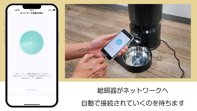 Amazon | i-moQ ペット用自動給餌 ペットフィーダー 猫・中小型犬