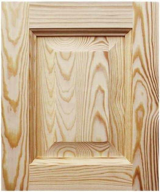 Agritrade AK Cassette Door - Natural Raw Pine Wood - Wardrobe Cabinet Fronts - Rustic Single Panel Door - Unfinished Ready to Stain, Paint, Varnish