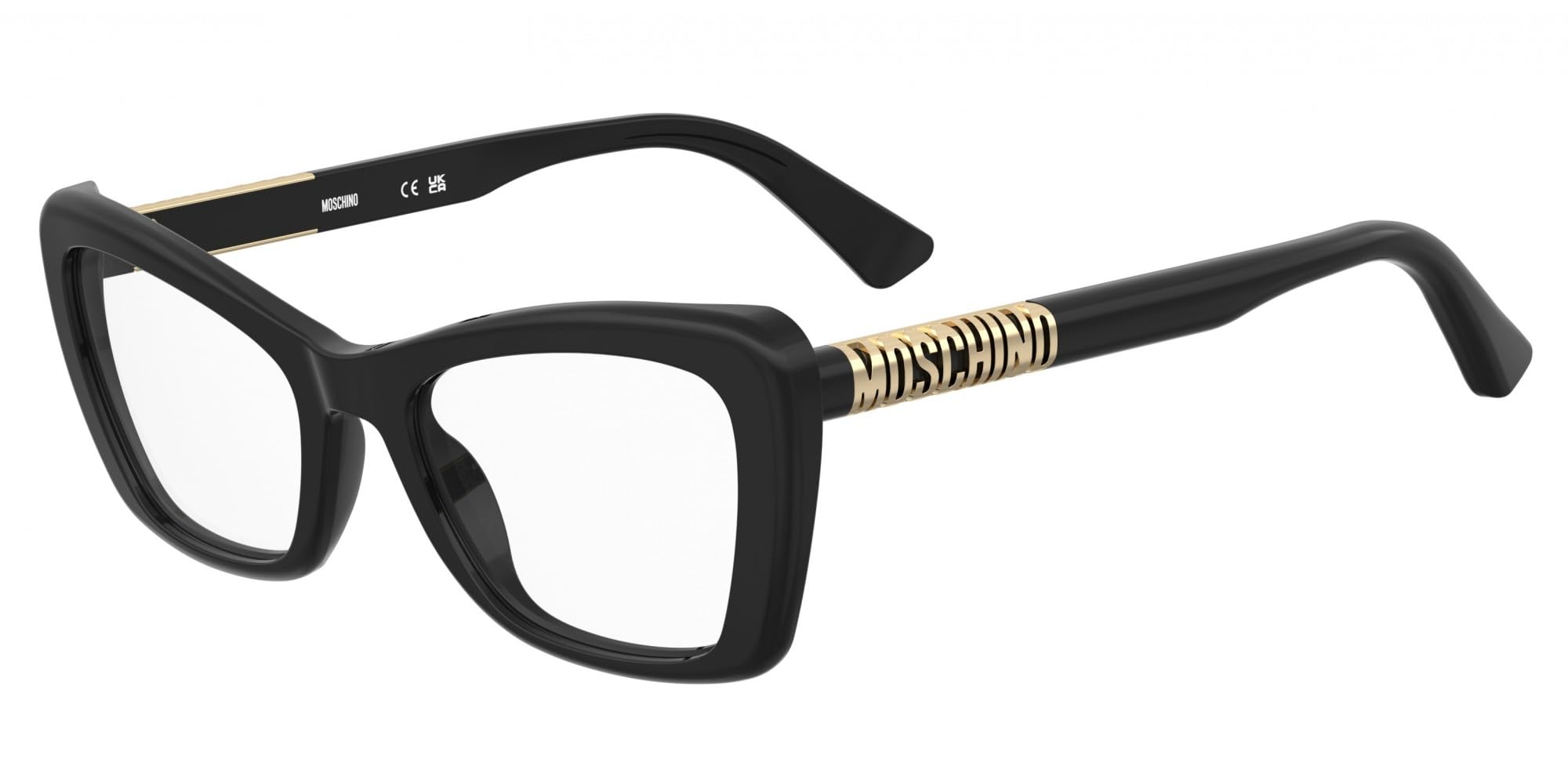 Moschino Occhiali - modello MOS649, colore black gold, lente 52 mm, ponte 19 mm