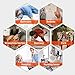 Nicvrea Anti-Fall Airb-ag Vest for The Elderly Air-Bag Jacket for Elderly Airb-ag Triggers in 0.08 Seconds Blackformale-S