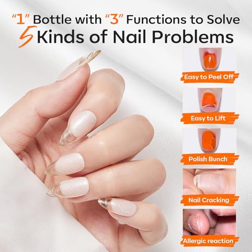 Modelones Primer für Gelnägel, 3 in One 15ML Drei Effekte nail primer & nail dehydrator & Befeuchtung der Nägel für Gel UV Nagellack Gellack Nail Art Manicure -1pc