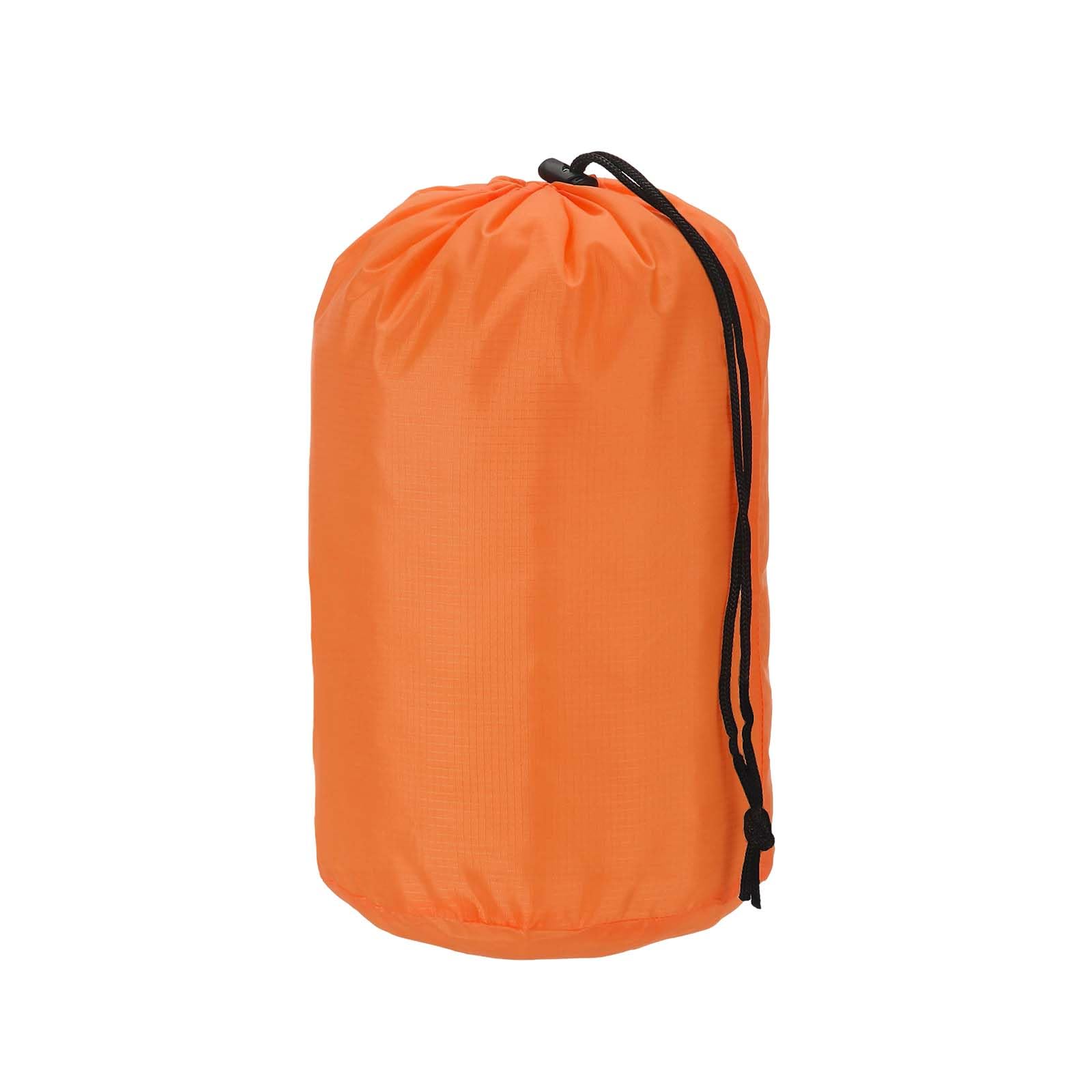 YELARXI Stuff Sack, Nylon Waterproof Storage Sacks Portable Drawstring Dry Stuff Bag Gear Organization with Toggle, 3x7Inch Fit for Backpacking Camping Traveling Hiking(Orange) โ image 1