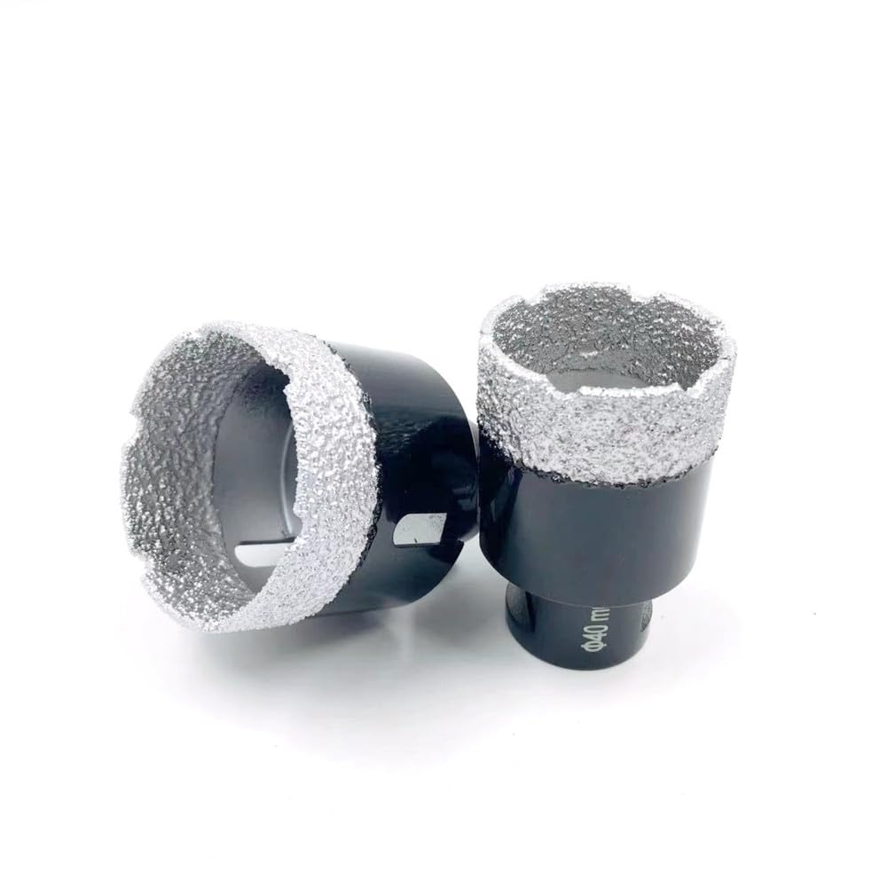 Diamentowa piła otworowa, Diamentowy wiertło rdzeniowe M14 Lutowanie na sucho próżniowo 6-150 mm Otwornica do płytek Granit Marmur Kamień Ceramiczny(125mm)