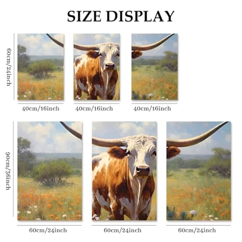 Affiche vache des Highlands pour décoration murale chambre