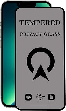KZY  leti im Apple iPhone 13 Pro Tam Kaplayan Privacy Hayalet Temperli Ekran Koruycu Cam