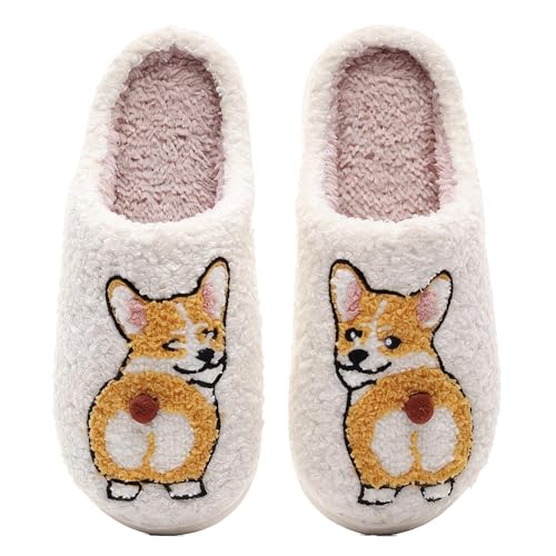 Image of Halloween Christmas Slippers Holiday Slipper House Shoes Home Slipper for Women Fuzzy Outdoor Indoor Bedroom Slippers