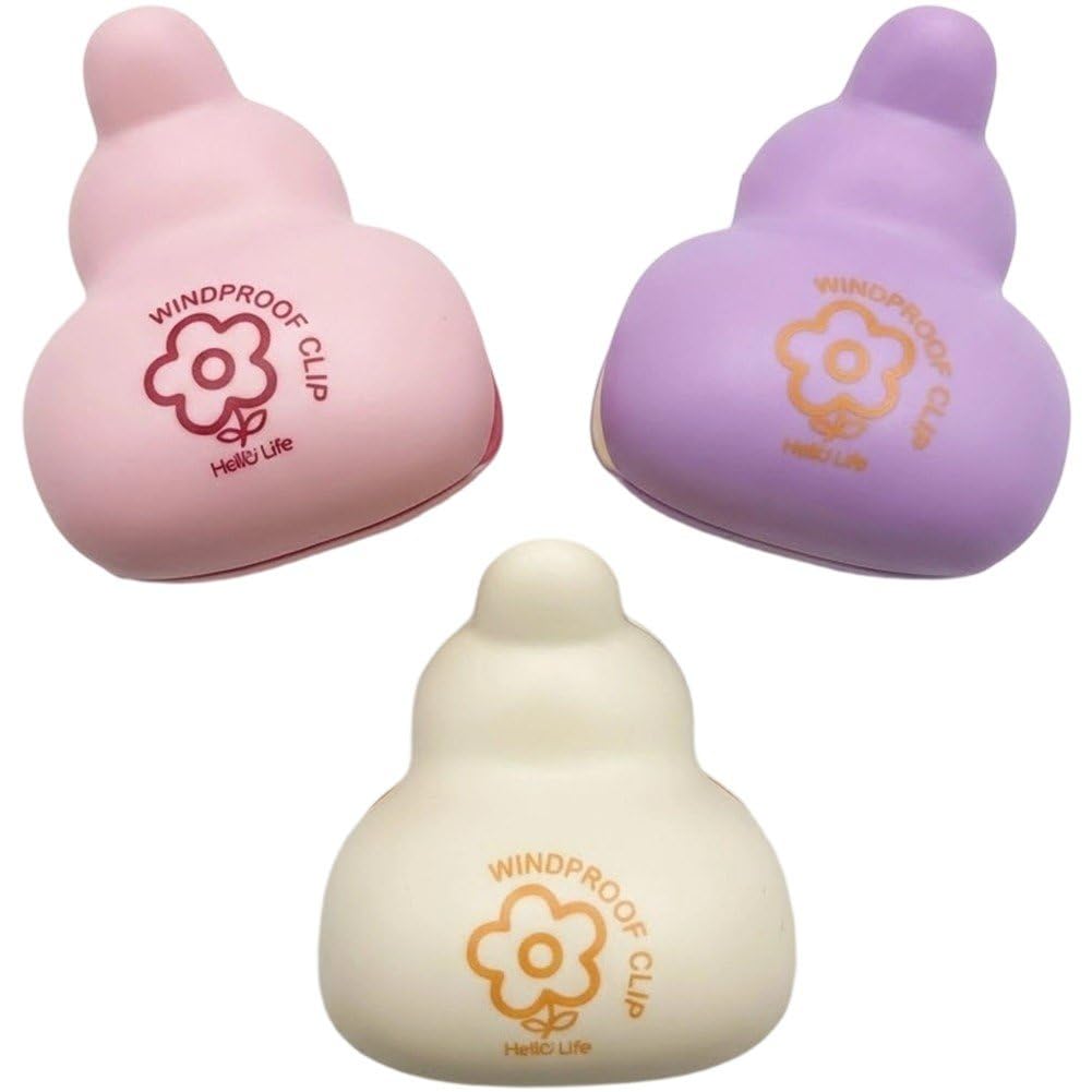 Lamdbao 3pcs Beach Towel Clips Reusable Large Windproof Clothes Pegs Non-slip Plastic Laundry Tong for Blankets Coats Towel