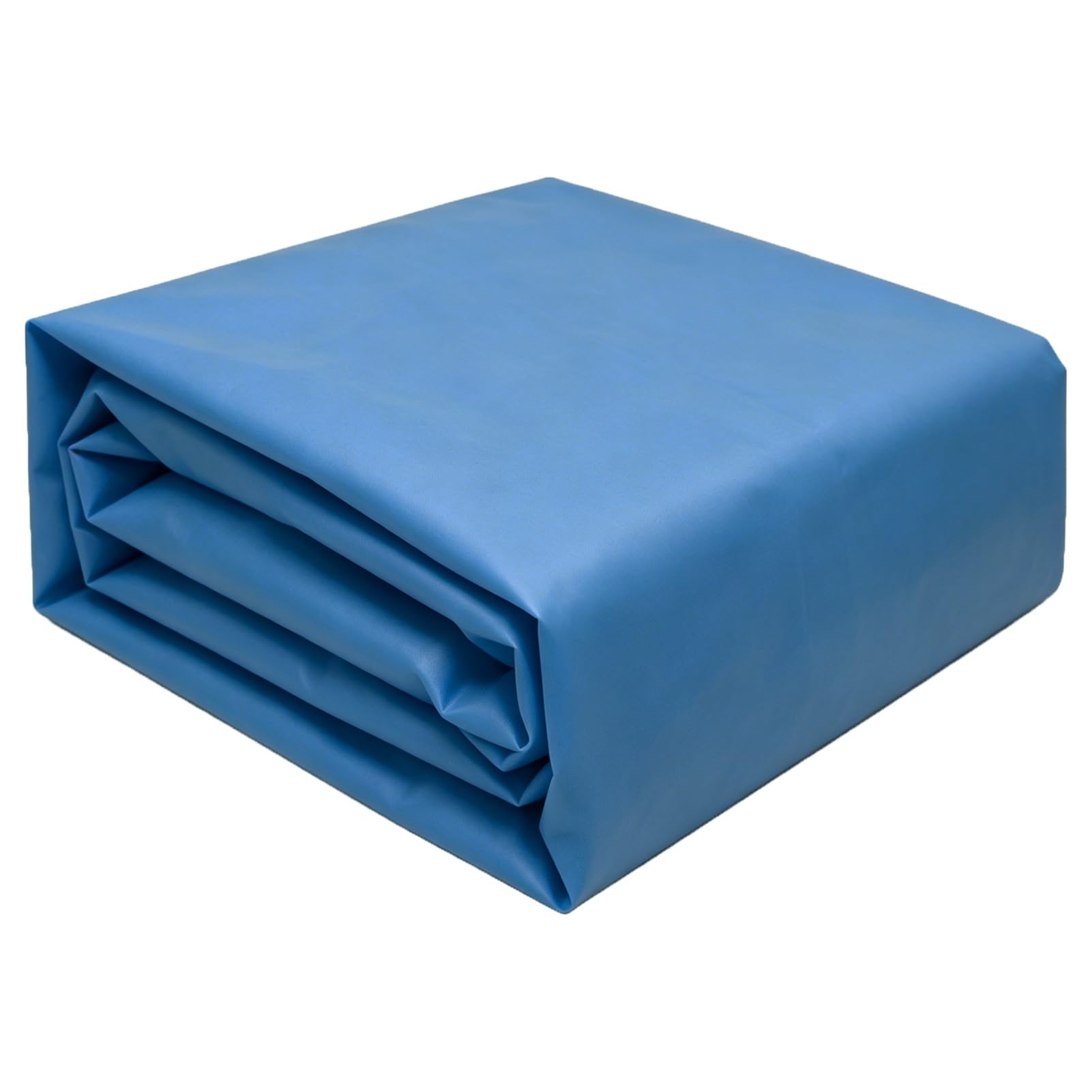 Blue Fish-Safe Pond Liners HDPE 6Mil Puncture Resistant Flexible Polyethylene Liner for Lotus Ponds Fountains Landscaping Streams Aquaculture Ponds(7x8m(23x26.2ft))