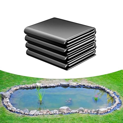Schwarze Teichfolie 10x12m 2mm - Robust & Wasserdicht Für Koi-Teiche & Wassergärten