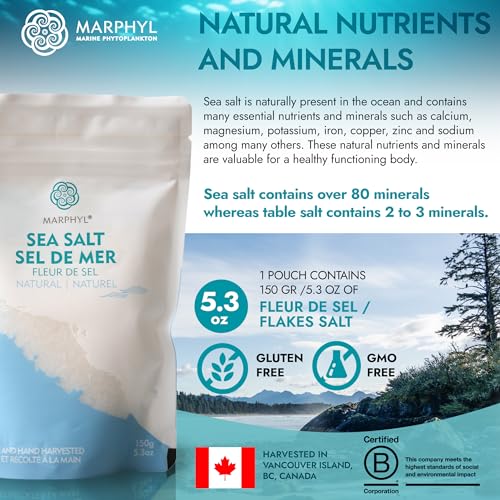 Sal Marina Orgánica en Escamas Blanca 150 g miniatura 6