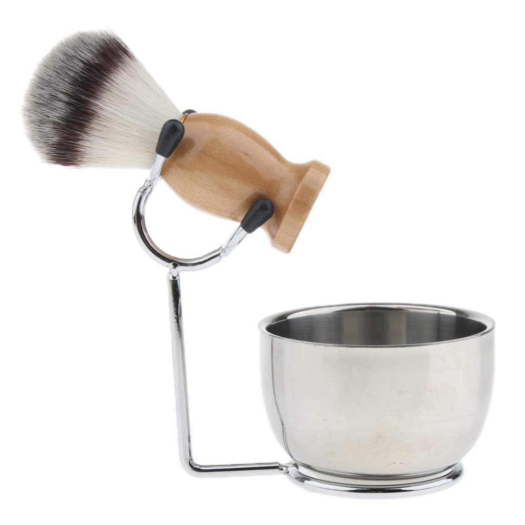 Soporte para maquinillas de afeitar, Soporte for Maquinilla De Afeitar, Práctico for Cepillo for Hombres, for Afeitado Viaje for El Hogar, Acero Inoxidable, for Barba Masculina