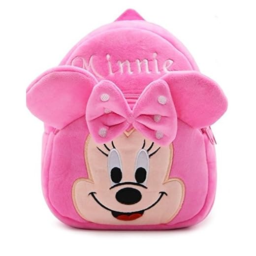 Frantic Kids Velvet Fabric School Bag (2-5 Years, Pink)