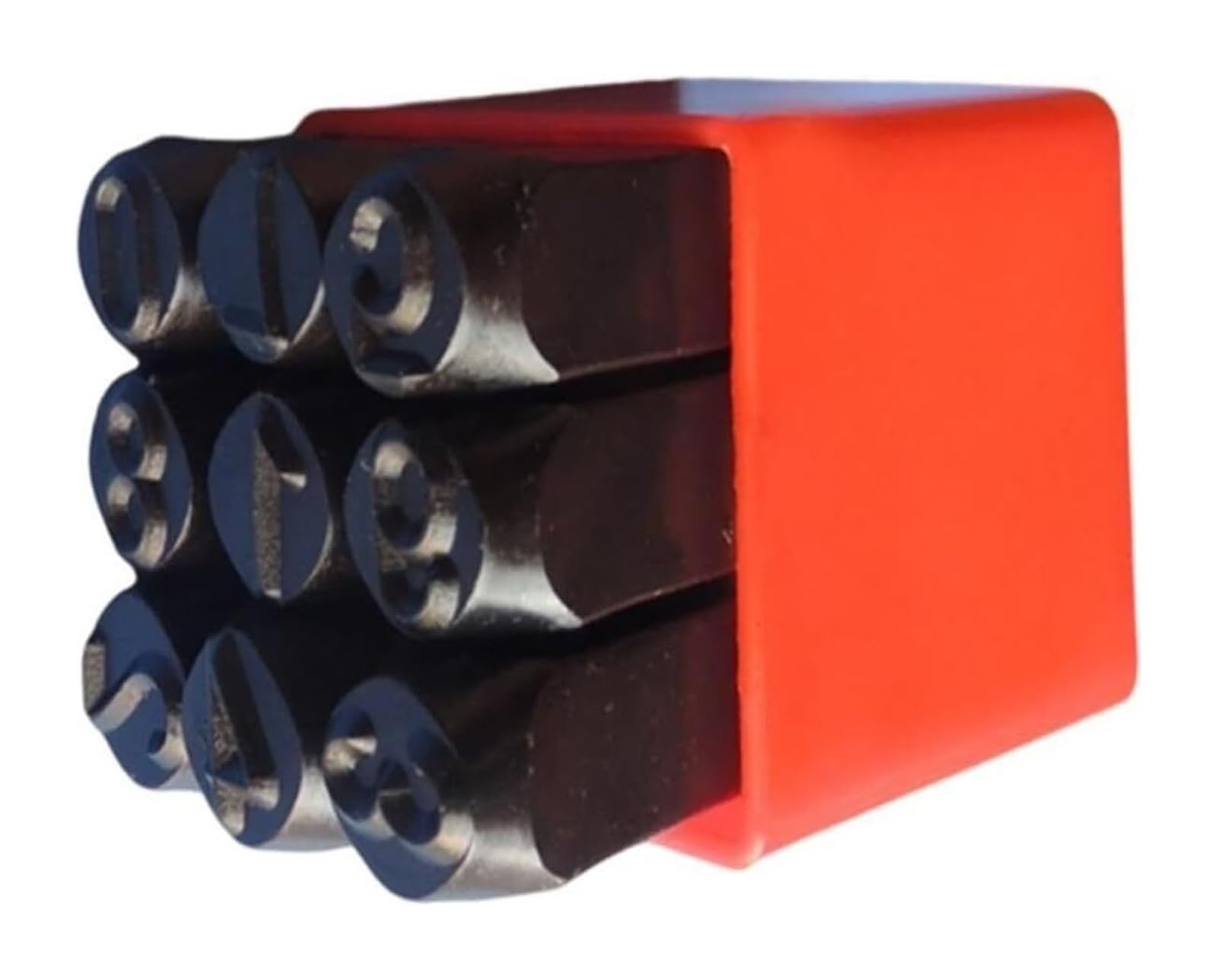 Steel Letter Mould, Letter Number Stamp Punch Set, Steel, 26 Uppercase Letters & Numbers 0-9, Multiple Sizes(Number 10mm)
