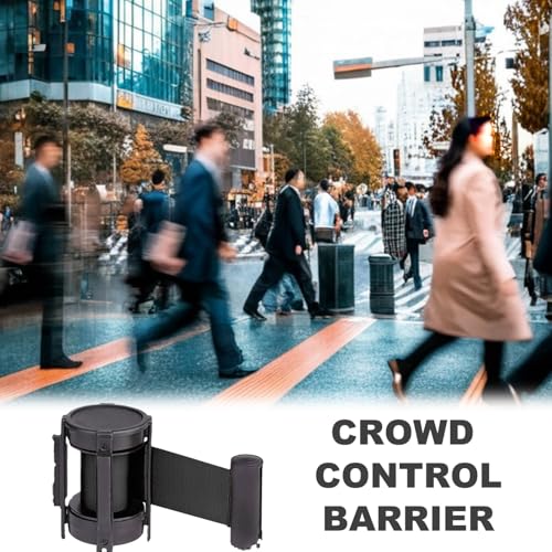 Poteaux de ceinture rétractables 79 pouces et barrières de contrôle connectables - 2