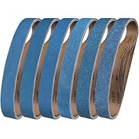 5 Schleifbänder Schleifband 100x1220 mm Körnung P40 für Metallkraft, Holzmann eB