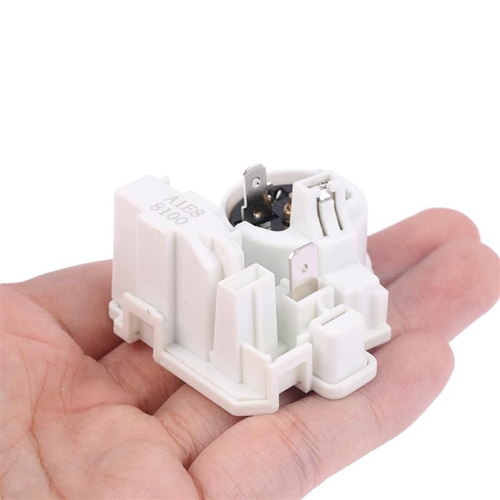 Piezas de recambio 1 piezas de repuesto for compresor de frigorífico y congelador A1E8 8100 PTC relé de arranque/arranque y protector de sobrecarga (Size : 1pc-02)