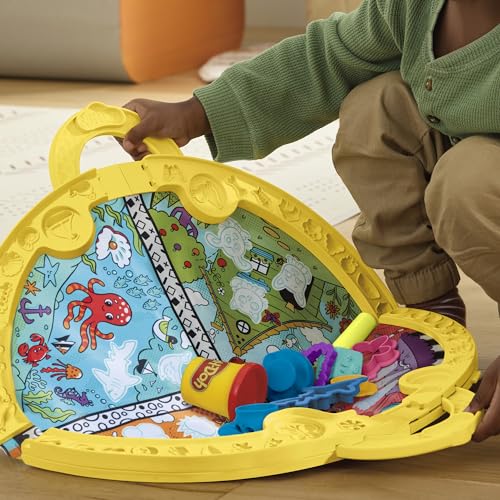 Play Doh Tapis de Voyage Coffret Découverte avec pâte à Modeler - vue 7