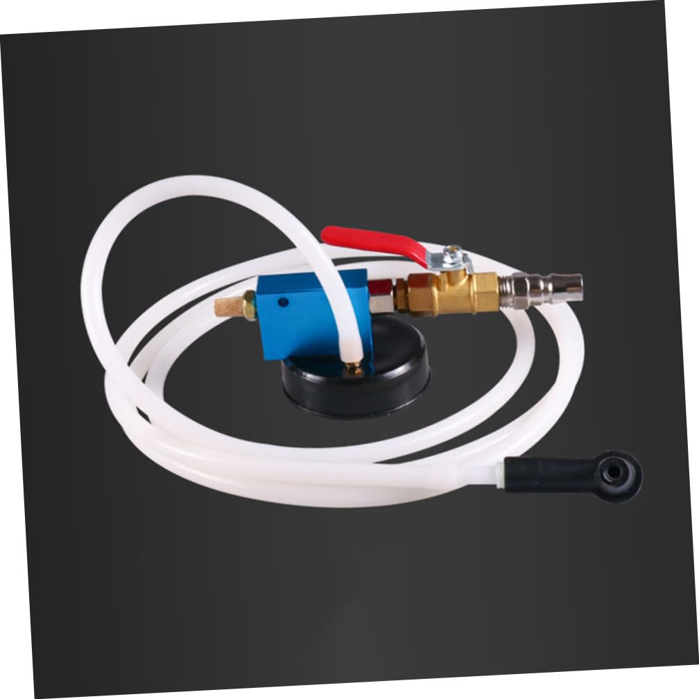 PartyKindom Kit Adaptador de Purga de Frenos 2 Piezas Plástico Metal | Extracción Neumática de Líquido, Taller y Centro de Mantenimiento, Recambio para Circuito Hidráulico