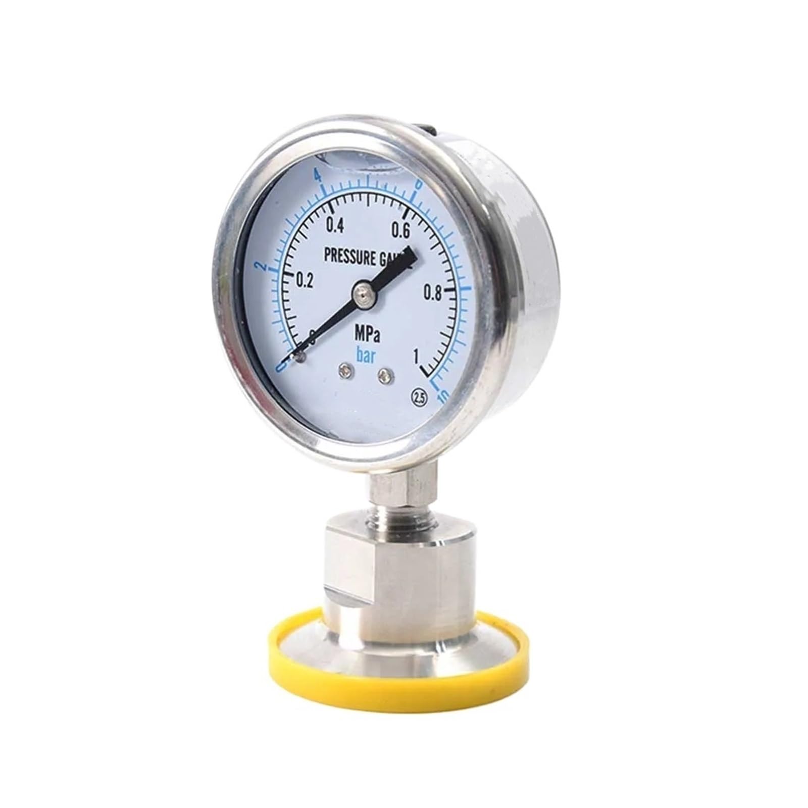 Manómetro de diafragma Manómetro Sanitario SS316 1,5" (50,5 mm) Diámetro 60 mm 2,5% FS 0-600 Bar SS316L(0-6 Bar)