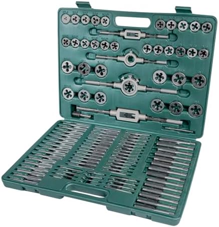 Mannesmann M53255, Juego de herramientas para roscar, 110 Piezas