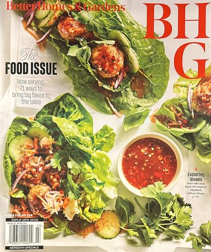 Better Homes & Gardens Magazine March 2025 Exploring Umami
