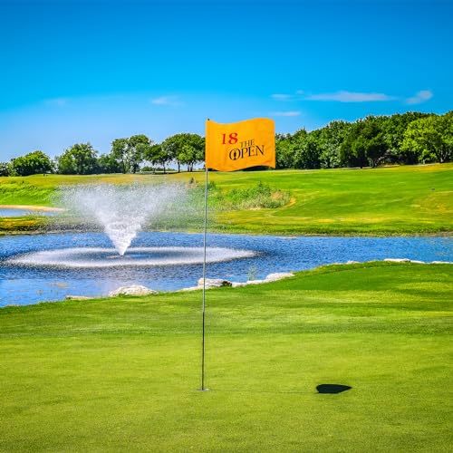 COGOLFING Standard TheOpen Golf Flag, Brass Grommets, 14x20 Inch 420D Nylon Dual-Sided Silk-Screen, Ideal for Practice Putting Green, Driving Range, Course, Club, 1-Pack - Thumbnail 5