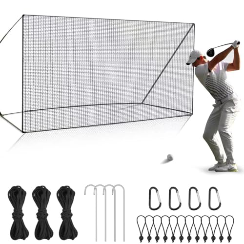 Yardnet Golf Net for Backyard Driving Outdoor Indoor Sports Netting 10 x 10 Ft/15Ft/20 Ft/25 Ft...