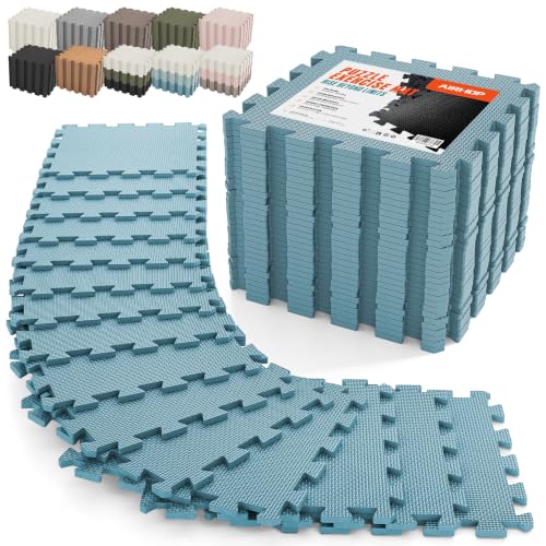 Image of AIRHOP 36 PCS Gym Floor Mat, EVA Foam Puzzle Gym Mat, High-Density Interlocking Foam Floor Tiles for Home Gym, Play Workout Garage Kitchen Flooring 12.6 inchx12.6 inchx0.4 inch