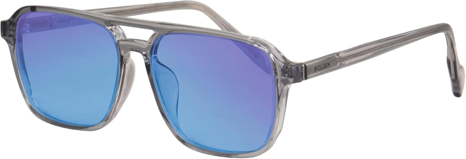 SHINU Color Blindness Glasses for Men Colorblinded Red-Green Glasses Men Color-blind Eyeglasses Color Vision Weakness-L3045CB