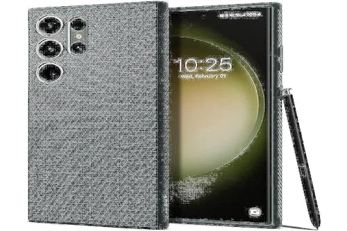 Image of Spigen for Galaxy S23 Ultra Case, Liquid Air [No Magnet Ring] [Military-Grade Protection] - Abyss Green